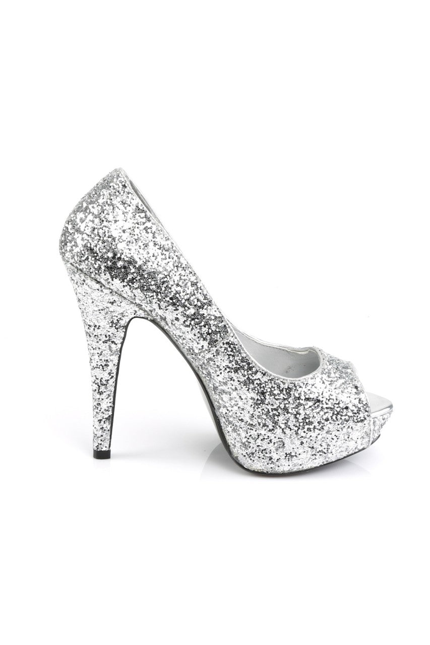 Glitter Peep Toe